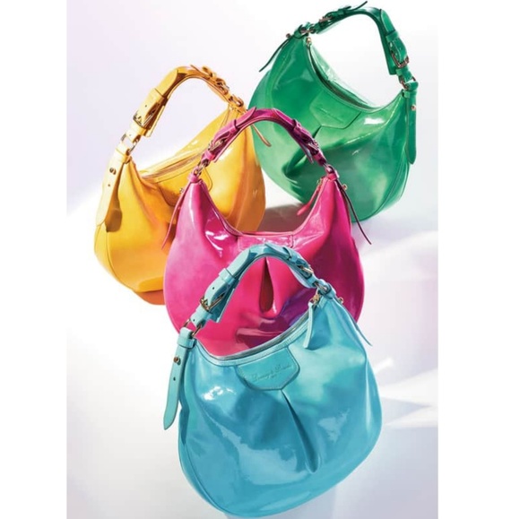 90's Style! Hot Pink Louisa Shoulder Bag w Duster - Picture 2 of 8